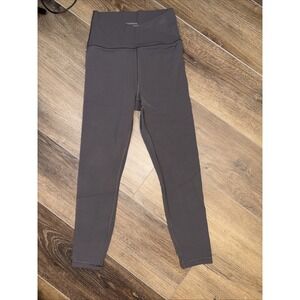 Athleta Transcend Crossover 7/8 Gray  Tight Yoga Pants Gym Women's SMALL